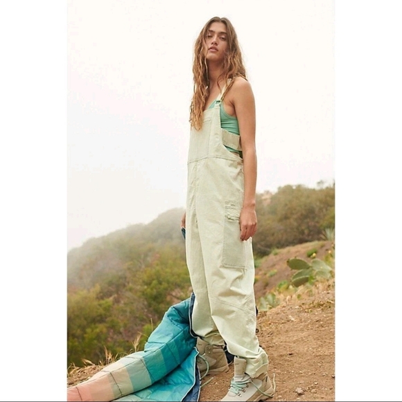 Free People Pants - Free People Movement Wade On One Peice in Washed Aloe Green Size Large